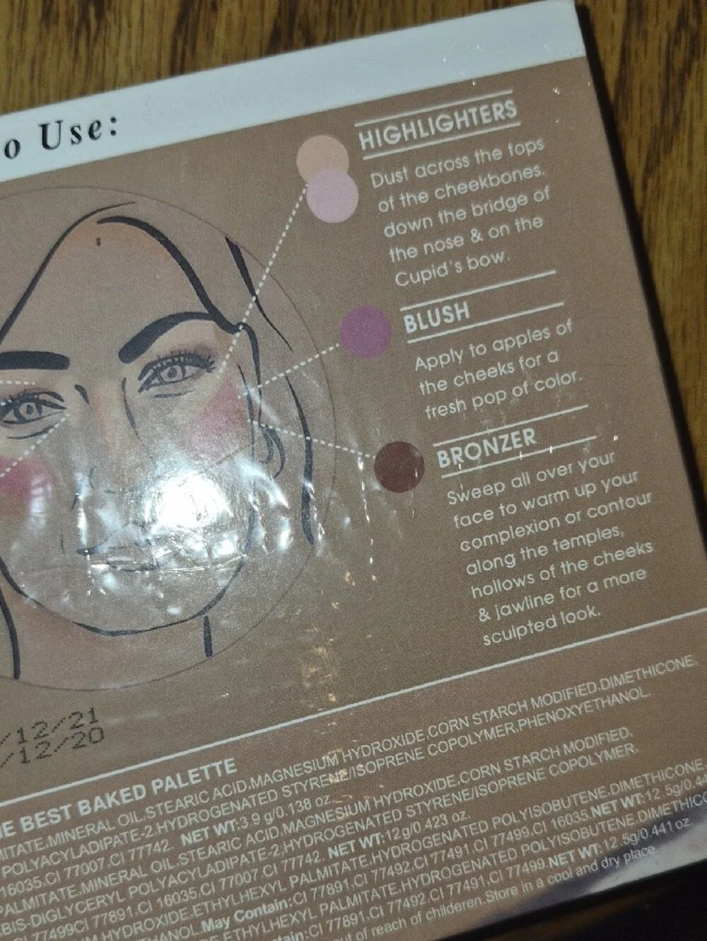 Baked Full Face Basics Palette - Pink Marble New